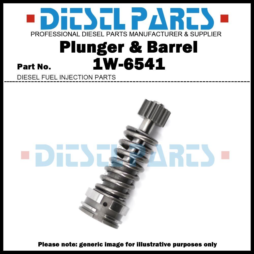 Plunger และ Barrel Assembly 1W-6541 7N-7168 8N-9130 สําหรับ Caterpillar 3204 3304 3304B 3306