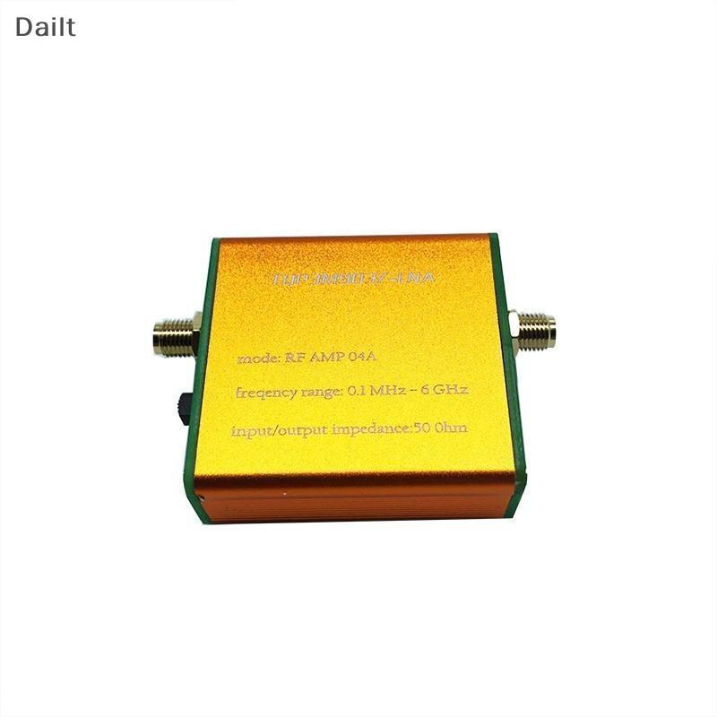 Dailt RF Amplifier เสียงรบกวนต่ํา 0.1MHz ถึง 6GHz Full Band Preamplifier Module สําหรับเสาอากาศทีวีก