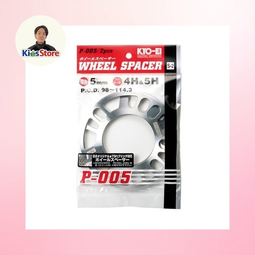 KYO-EI สเปเซอร์ล้อ 5mm 4H/5H PCD98-114.3 แพ็ค 2 ชิ้น