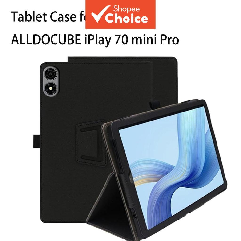 เคสแท็บเล็ตสําหรับ ALLDOCUBE iPlay 70 mini Pro พร้อมฟังก์ชันขาตั้ง กันกระแทก วัสดุหนัง PU
