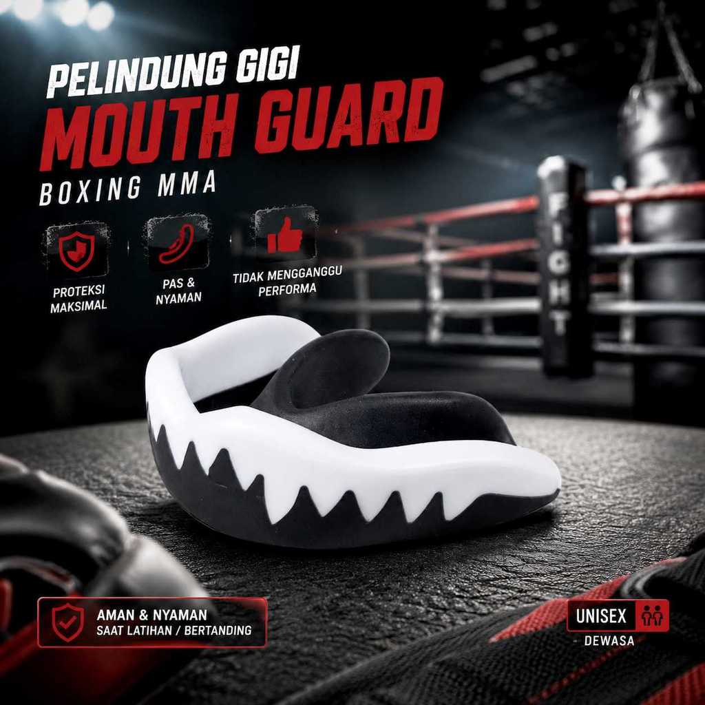 TUYU Mouth Guard Boil and Bite Adjustable Boxing MMA - TY34