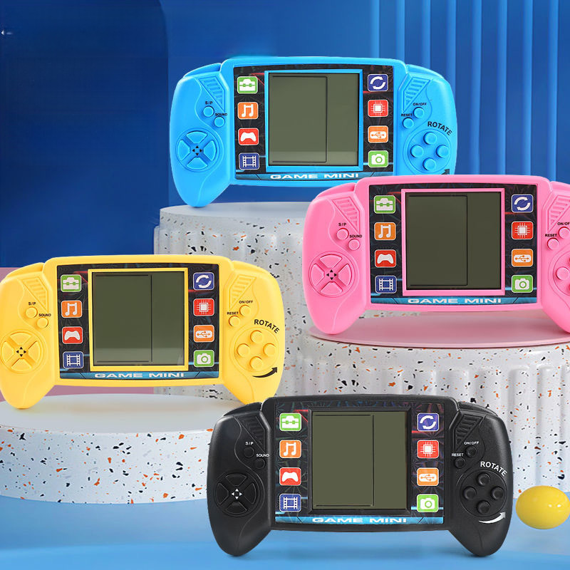 คอนโซลเกมเด็ก Tetris ย้อนยุคหน้าจอขนาดใหญ่