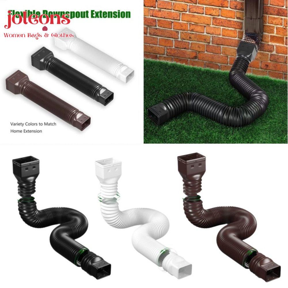 JOLEONS Rain Gutter Downspout Extensions,Retractable Rainwater Drain Drain Downspout Extender, ทนทาน