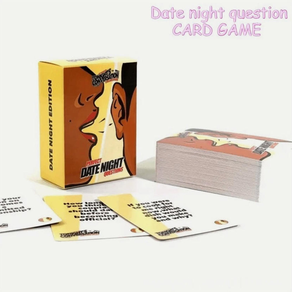 Perfect Date Night Questions Card Game Interactive Conversation Cards For Couple Bonding And Party S