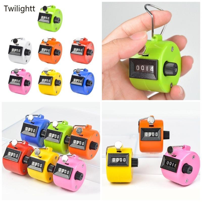 WILI Mechanical Counters Clickers 4 หลักจํานวน Count Clickers สําหรับ Coaching ถัก