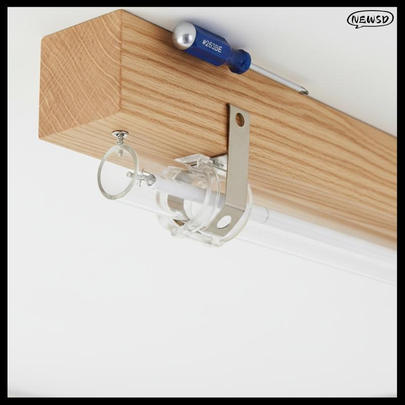 NEWSD T5 T8 LED รอบหลอดนีออนพลาสติก Bule Connector คลิปคงที่ผู้ถือที่ปลอดภัยสําหรับนิทรรศการขายปลีกจ