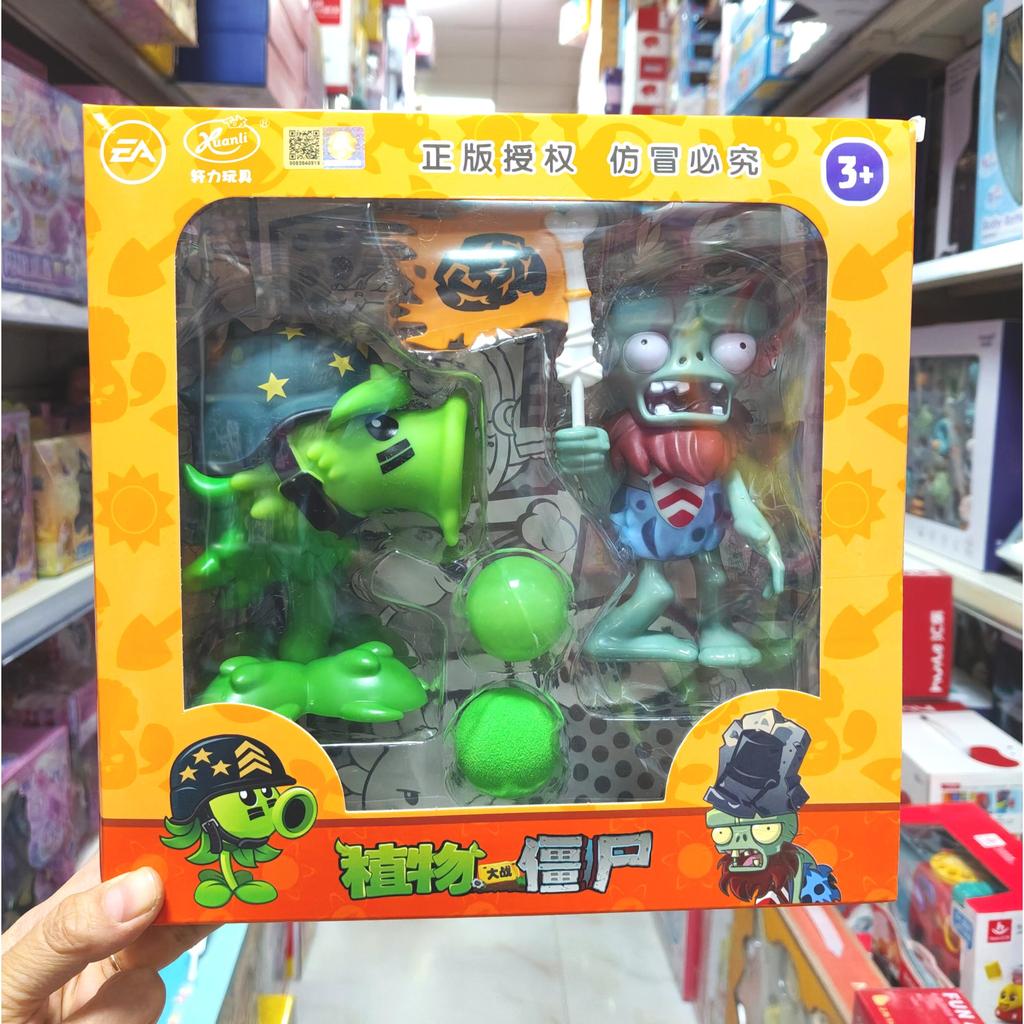 พืชเทียบกับ Zombies Rock Flag Barricade Keel Fossil Zombies Jurassic Flag Zombies Battle Toys