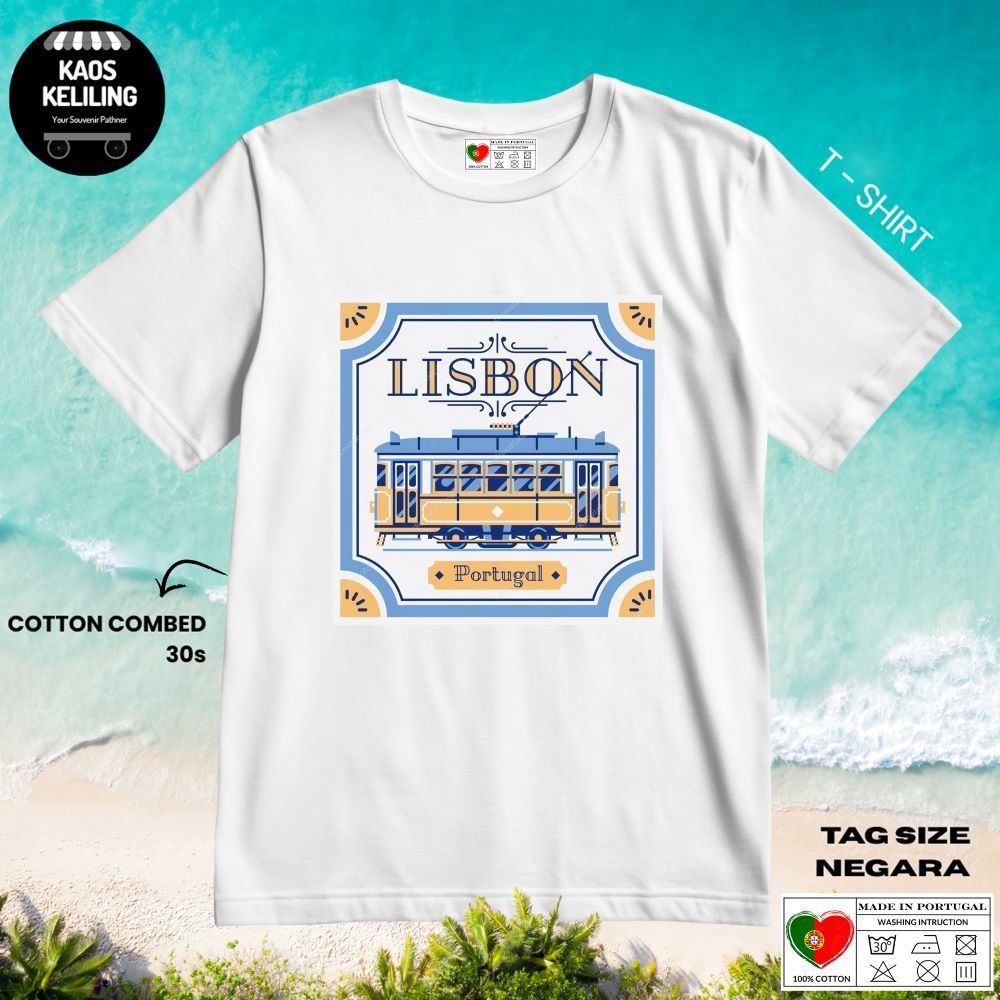 PORTUGAL SOUVENIR เสื้อยืด 16 PORTUGAL SOUVENIR ของขวัญผ้า
