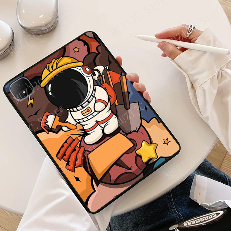 การ์ตูนนักบินอวกาศแท็บเล็ตสําหรับ Honor Pad X9b Max 13.0 นิ้ว 2026 X9 Max Pad20 Pro 20 10 9 8 12.1 X