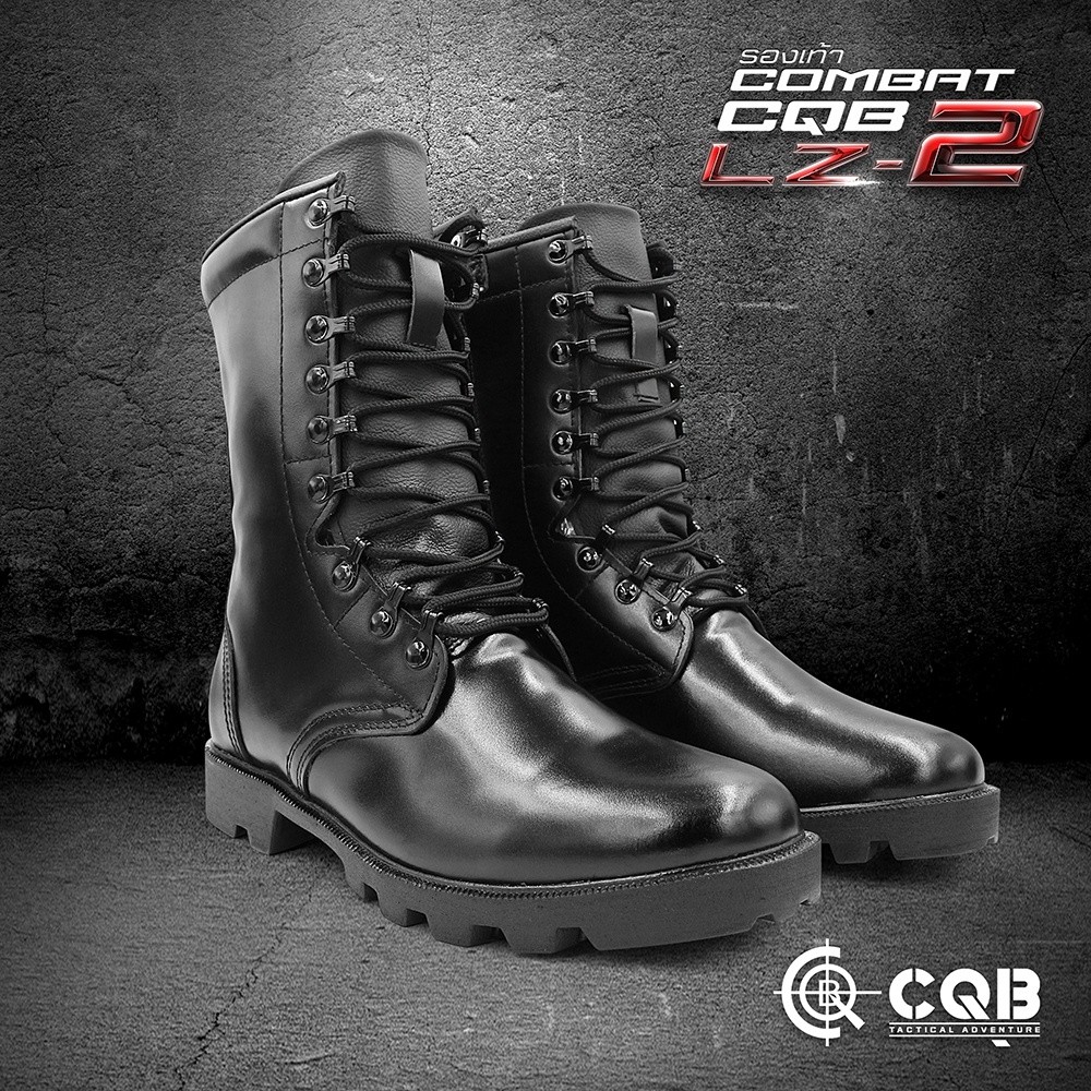 รองเท้า Combat CQB  รุ่น  LZ-2# (ซิปข้าง)