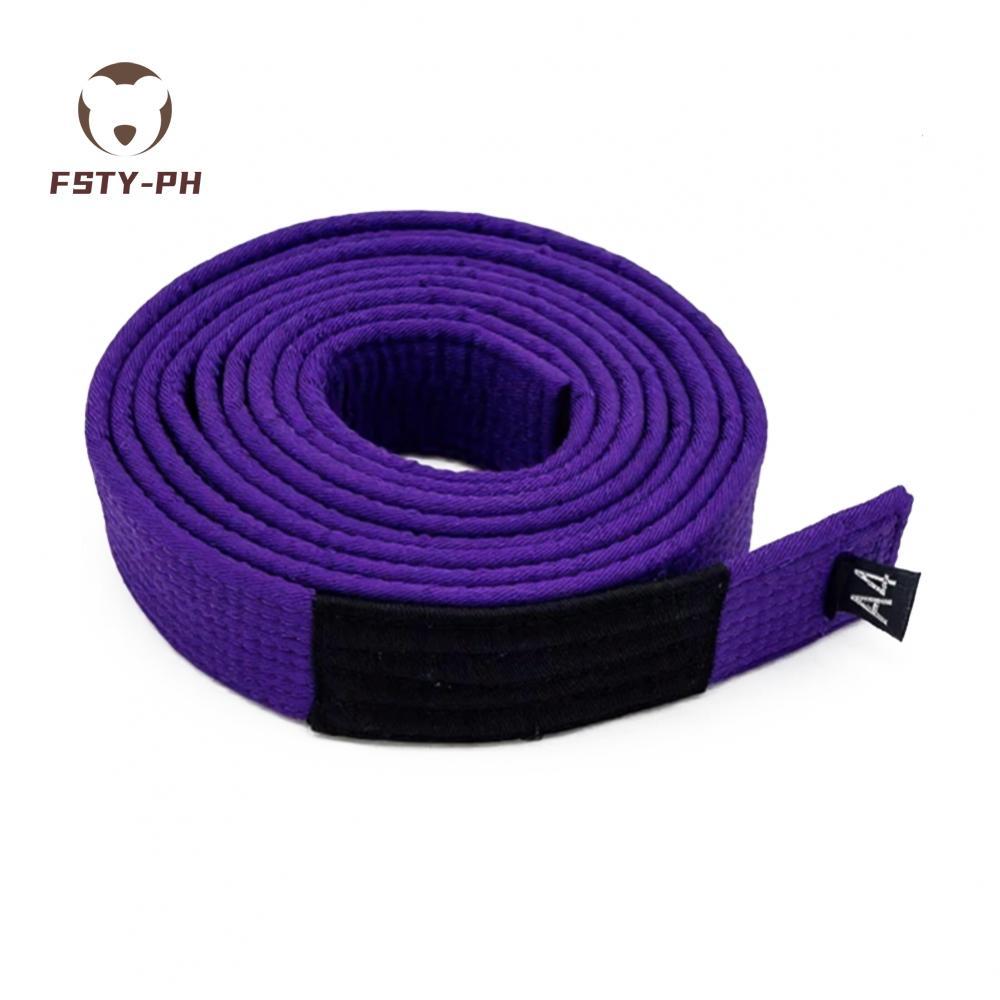 BJJ Belt ผ้านุ่มสบาย ต้านทานการหลุด แสดงระดับ Grading