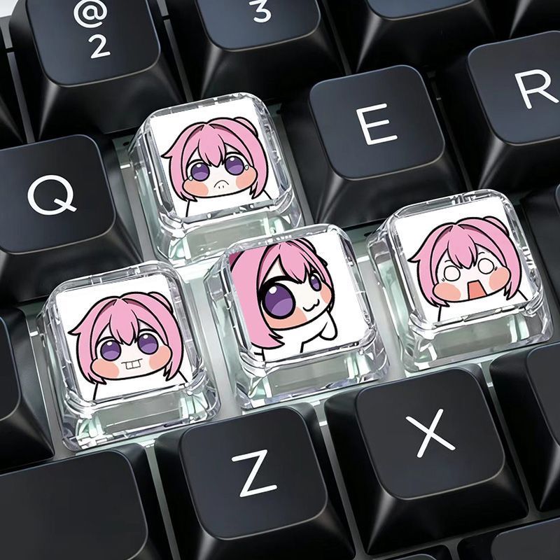 Good Things แนะนํา doro Dorothy nikke keycap การ์ตูนน่ารัก Anime Cross Mechanical Keyboard โปร่งใสโป