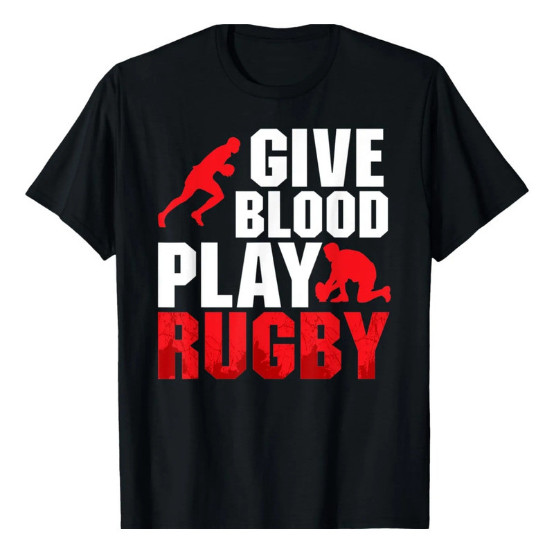 มอบ Blood Play Rugby Sports Lover Rugby Player Jt