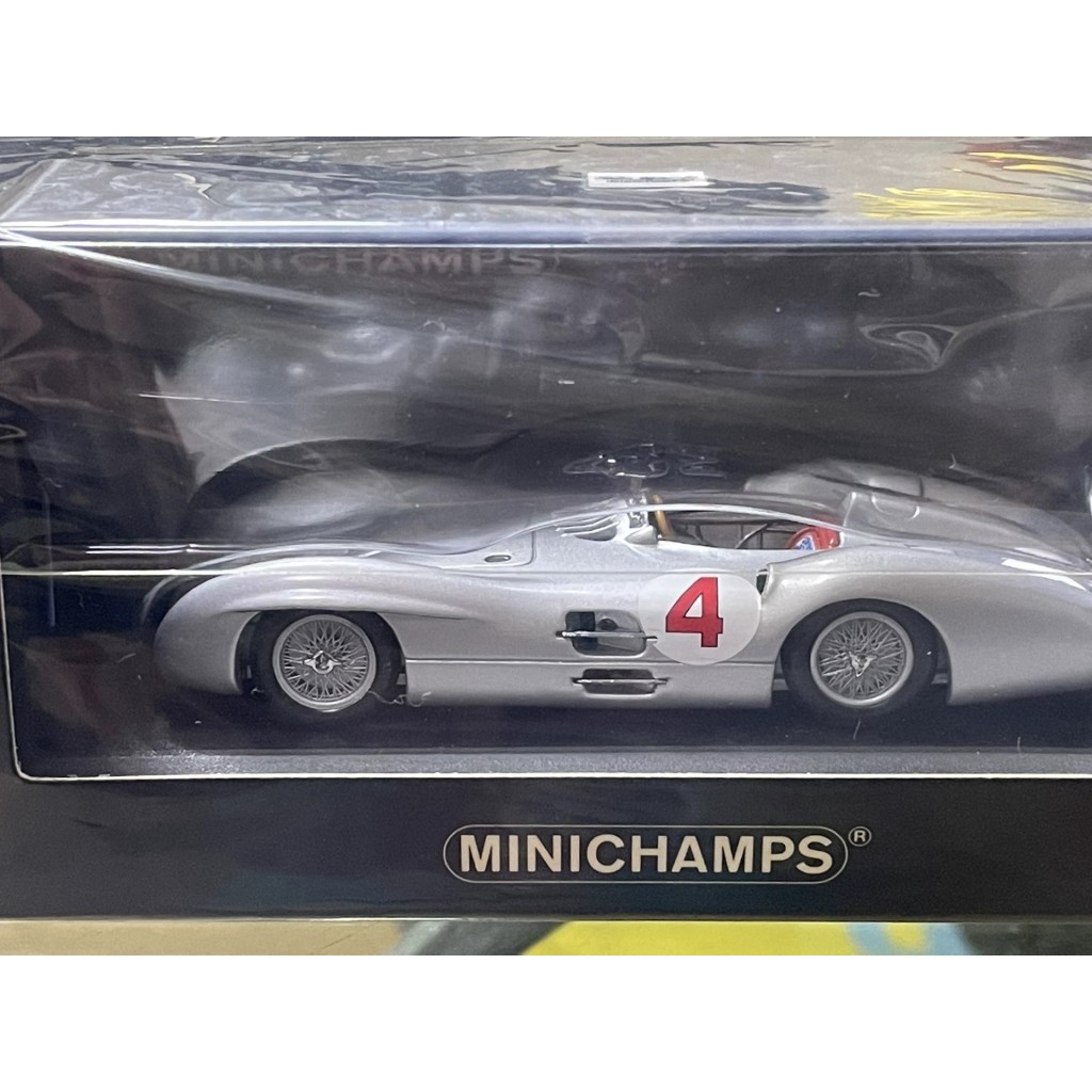 [Ready Stock] 1/43 Mini Cut Mercedes-Benz W196 No. 4 Car Classic Not Say More, The Body Is Too Elega