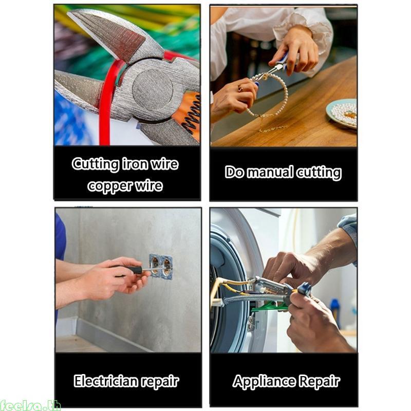 Feela Ergonomic Handle เครื่องประดับ Plier ลวดดัด Plier Wire Shaping Plier Beading Plier สําหรับหัตถ