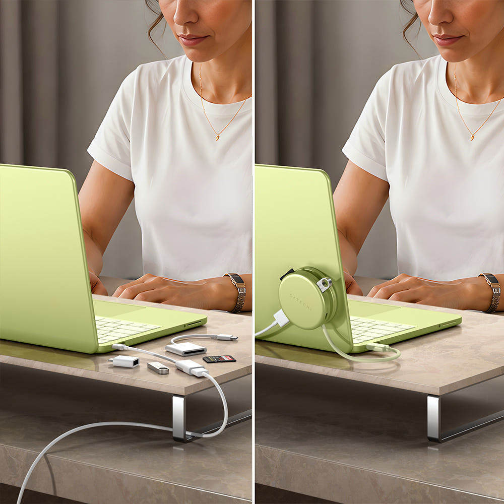 SATECHI OntheGo 5-in-1 USB-C Hub 4K60Hz 60W PD Magnetic Mobile Multiport 4 สี