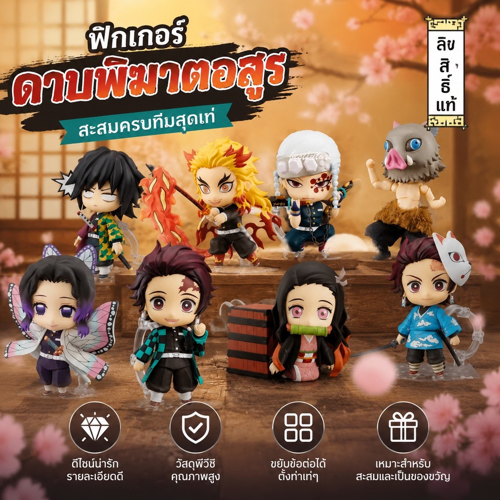 Demon Slayer Nendoroid Action Figure Tanjirou Nezuko Zenitsu Agatsuma Inosuke Kochou Shinobu Uzui Te