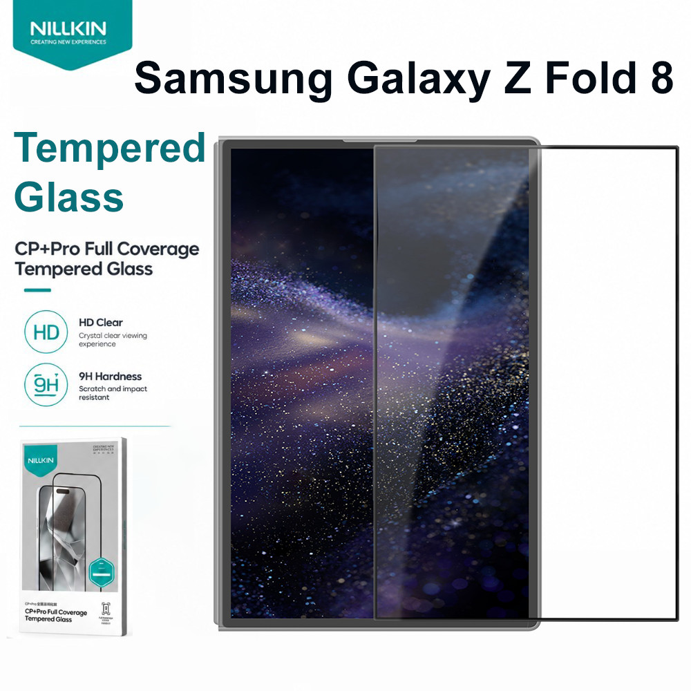NILLKIN ฟิล์มกระจก สำหรับ Samsung Galaxy Z Fold 8 Fold8 5G กระจกนิรภัย Anti-Fingerprint 2.5D FM5002
