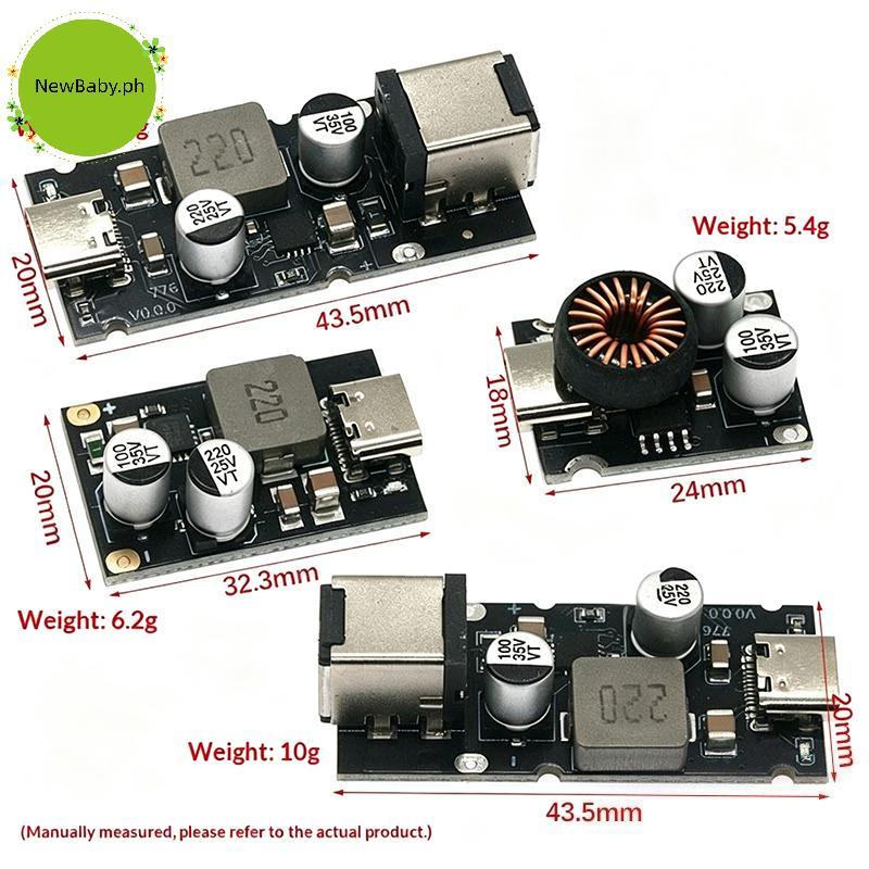 NewBaby PD65W Type C Fast Charging โมดูลหลายระบบป้องกัน DIY Power Charger Circuit Board สําหรับโทรศั