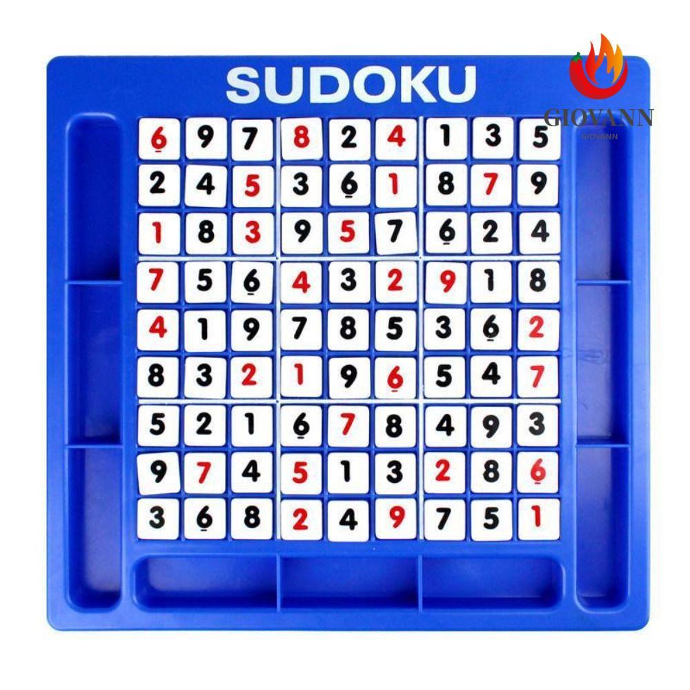 GIOVANNI 1 ชุด Sudoku Crosswords ของเล่น, เก้าตารางนานาชาติ Sudoku ปริศนาของเล่นคณิตศาสตร์ Early Edu