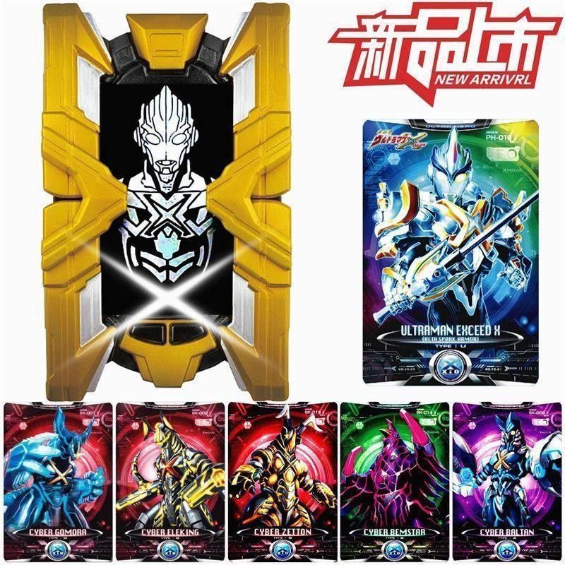 Aix Terminal Ultraman Transformation อุปกรณ์ Summoner Transformation ของเล่น Flash Sensor Aix Suit B