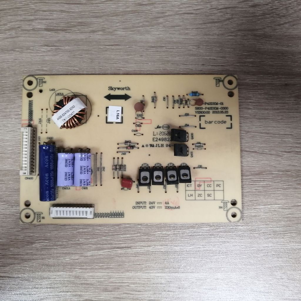 Chuangwei 42E350E Booster Board คงที่ Current Board 168P-P42DXM-01 5800-P42DXM-0300 วัดการจัดส่ง
