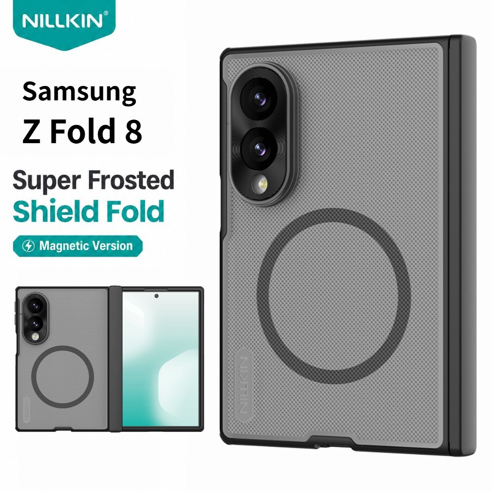 NILLKIN เคสแม่เหล็ก สำหรับ Samsung Galaxy Z Fold 8 Fold8 ไม่มีป้องกันบานFold ปากกา CA4019