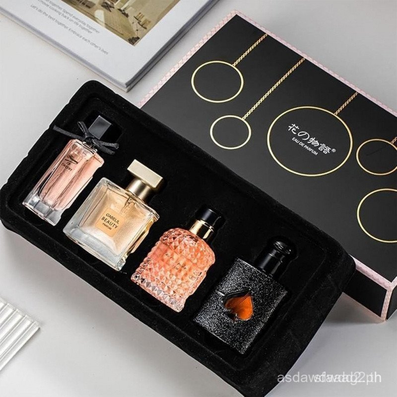 WomensSet4FloralandFruitysinaGiftBox,105(25mlx3+30ml)mlTotal(3.5oz)PerfectforGiftingorPersonaluse,El