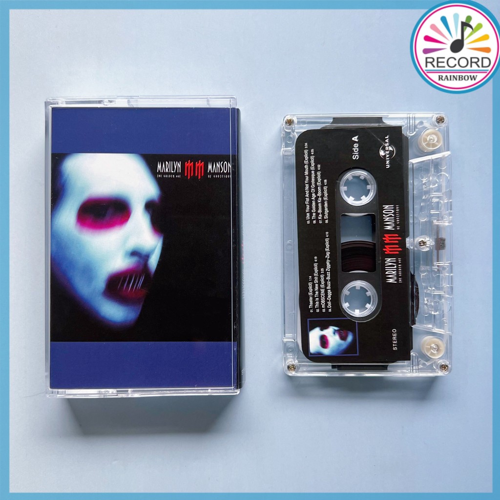 Original Marilyn Manson The Golden Age Of Grotesque Cassette Tape Brand New [Sealed] Original TH
