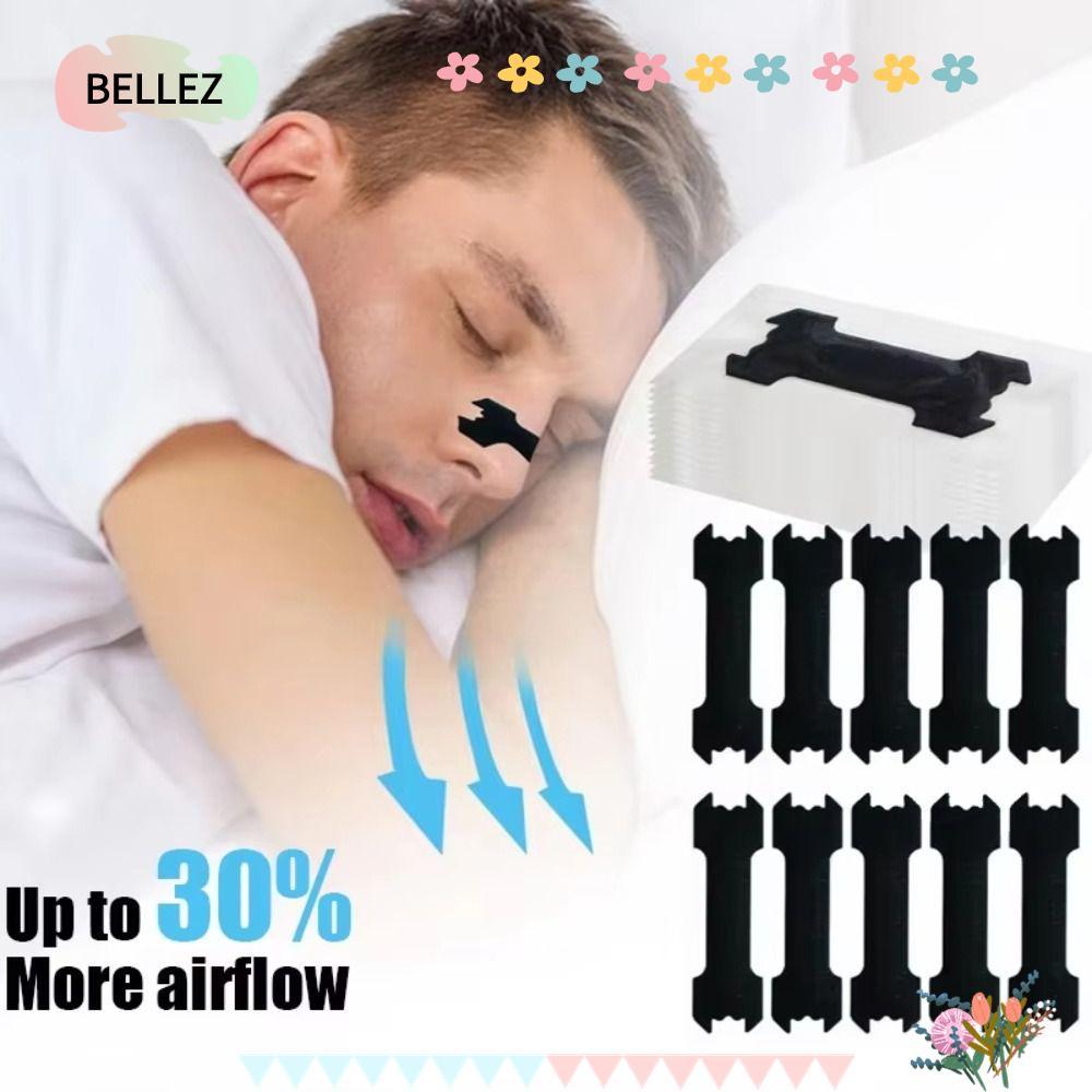 BEBZ 30 ชิ้น Breath Nasal Strips, Breathable Hypoallergenic Nose Strips, Nasal Congestion แผ่นแปะจมู