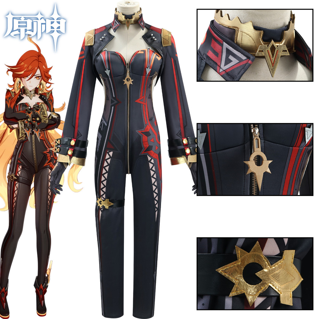 Genshin Impact Pyro Archon Mavuika คอสเพลย์เครื่องแต่งกาย XRYI