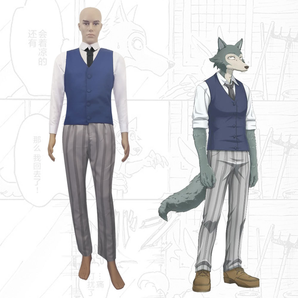 อะนิเมะสัตว์ Rhapsody Regoshi ชุดชุดคอสเพลย์ Beastars Legoshi คอสเพลย์เครื่องแต่งกาย M59K