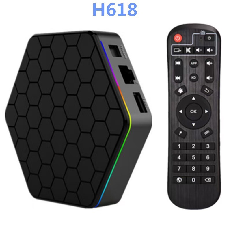 T95Z PLUS H618 ชุดกล่องด้านบน 4GB/64GB Android 12.0 HD Dual Band WIFI6+BT5.0