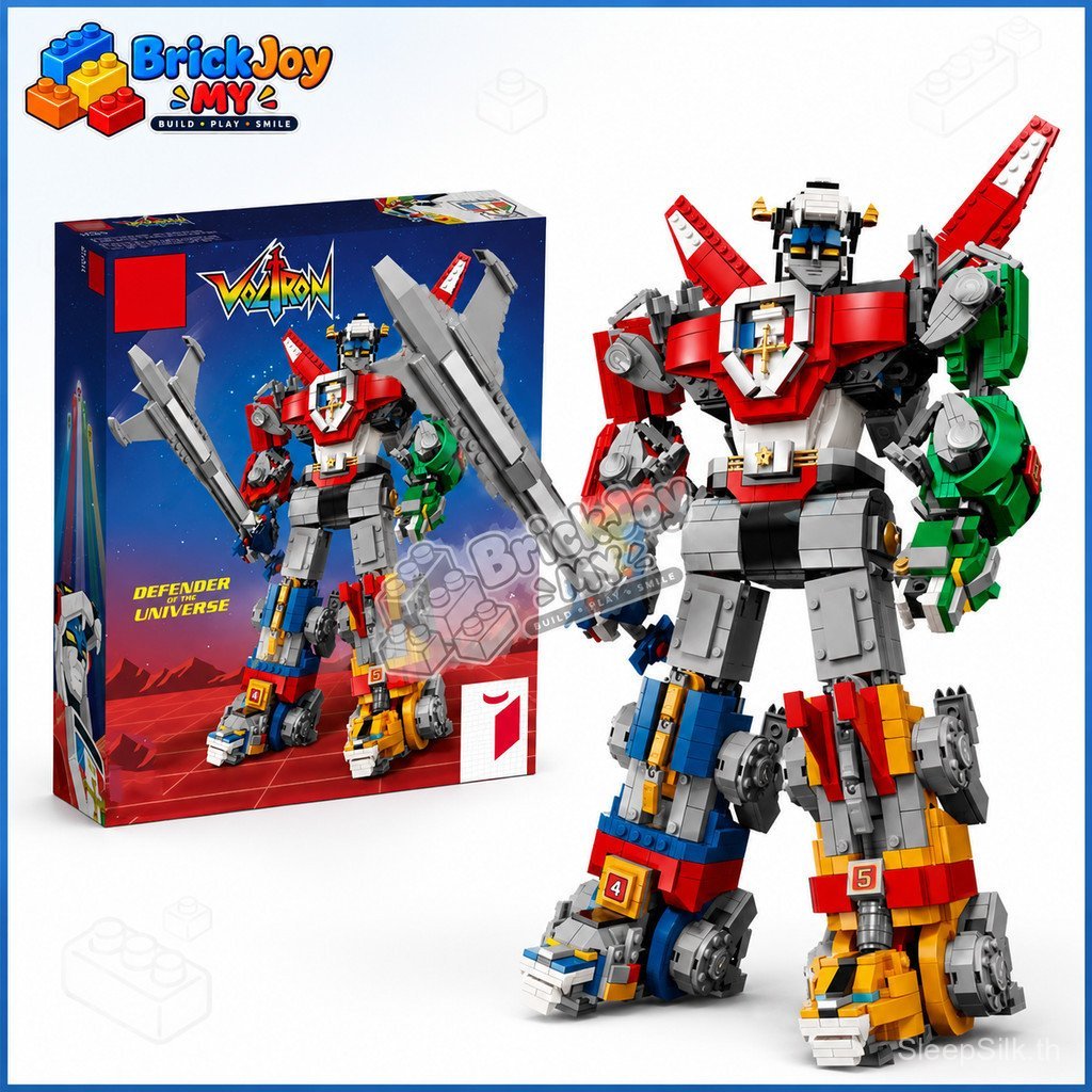 พร้อมสต็อก21311 Voltron Building Blocks King of Beasts รวมหุ่นยนต์หุ้มเกราะ Mecha รุ่นของเล่นก่อสร้า