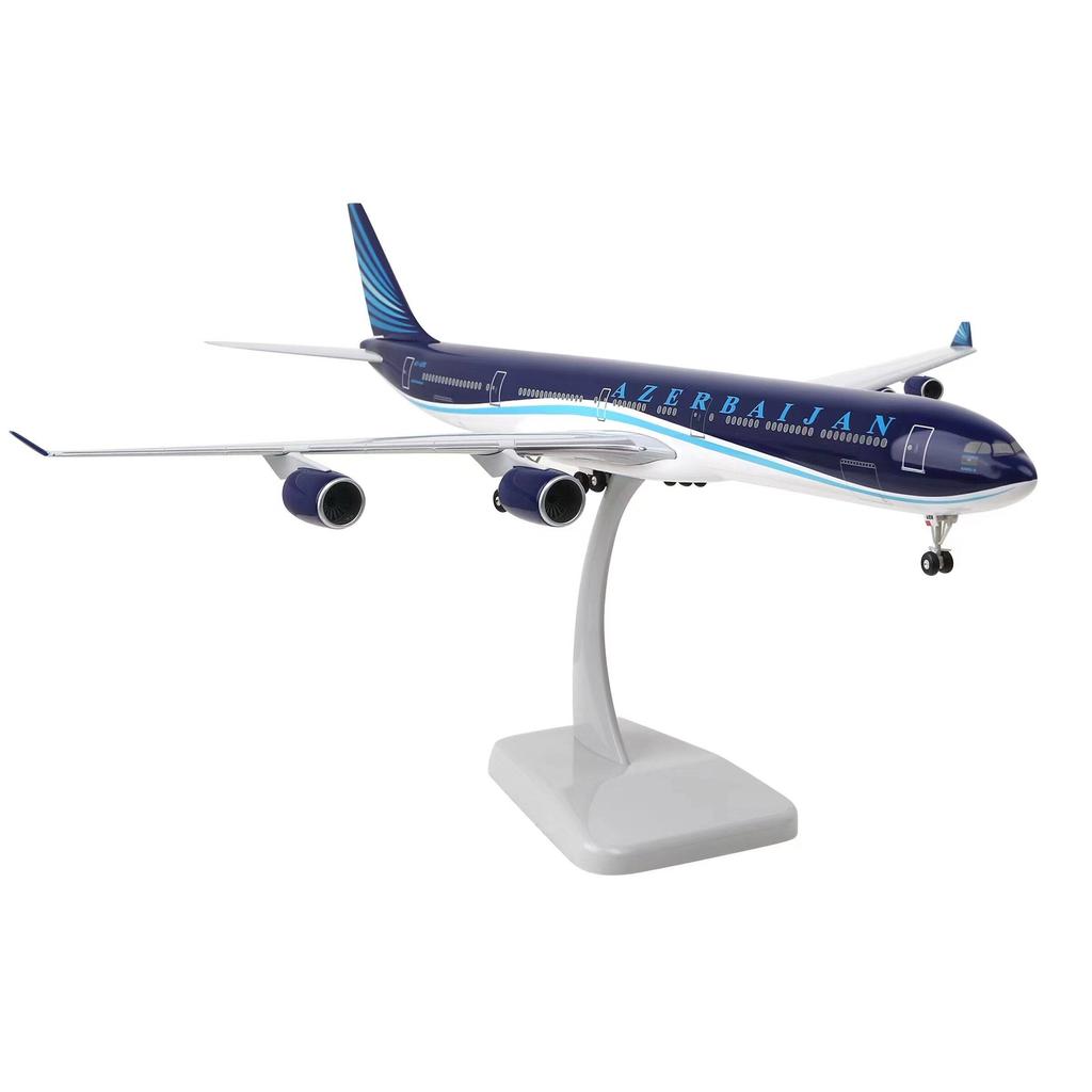 เครื่องบินรุ่นผู้โดยสารทํามือ Hogan 1/200 Ace โดย Jiang Airbus A340-600 ประกอบเครื่องบินรุ่น