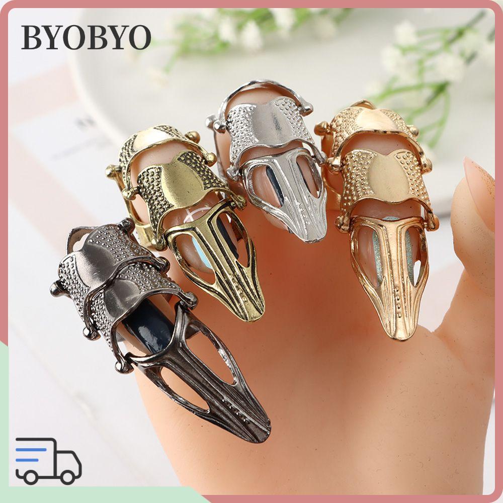 BYOBYO Finger Claw Ring Full Finger Knuckle ฮาโลวีน Rock Scroll