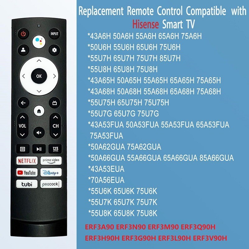 เหมาะสําหรับ Haishin รีโมทคอนโทรลทีวี ERF3M90H ERF3A90 ERF3H90H ERF3L90H9.6