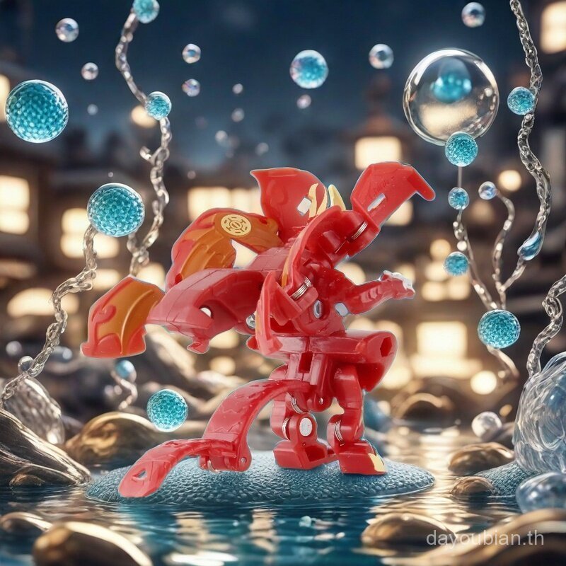 Sega Bakugan Kid Bakugan Diamond ของแท้อัพเกรด Evil Unicorn Dragon Bakugan Battle ของเล่น