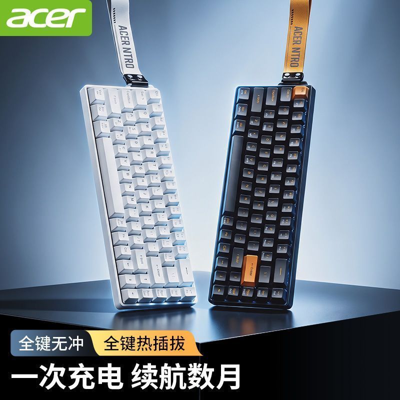 Acer Acer OKR293 คีย์บอร์ดไร้สายบลูทูธแบบมีสายชาร์จแล็ปท็อปเกมสํานักงานเหมาะสําหรับ