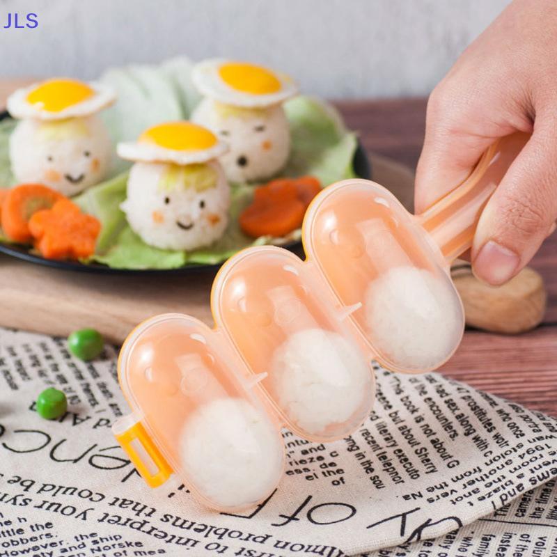 [JL] 2 ชิ้น/เซ็ต Baby Rice Ball แม่พิมพ์เด็กอาหารกลางวัน DIY เครื่องทําซูชิ Mould เครื่องมือห้องครัว
