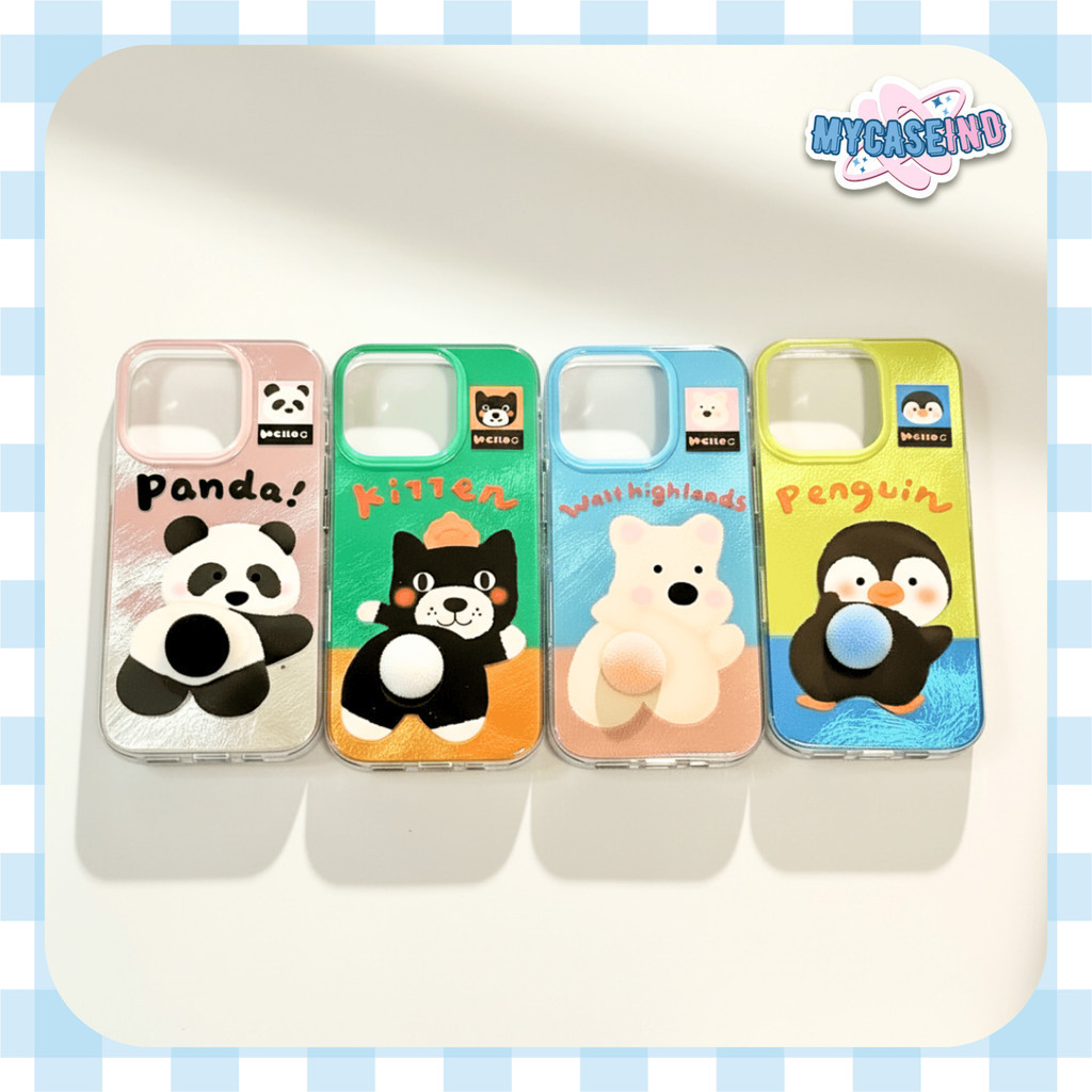 [MYCASEIND] Twerking เคสขนนกพิมพ์ลายสัตว์ samsung a71 a17 a07