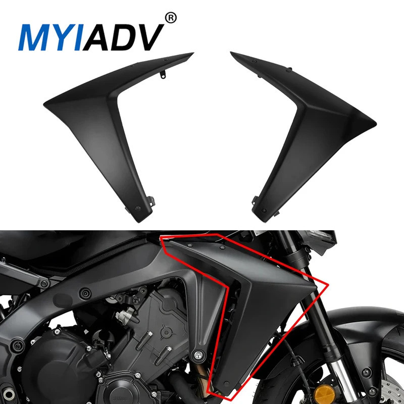 Mo สำหรับ Yamaha MT-09 FZ-09 MT09 FZ09 SP 2024-2026 ชุดแต่งมอเตอร์ไซค์ วิงดีเฟล็คเตอร์ สปอยเลอร์ข้าง