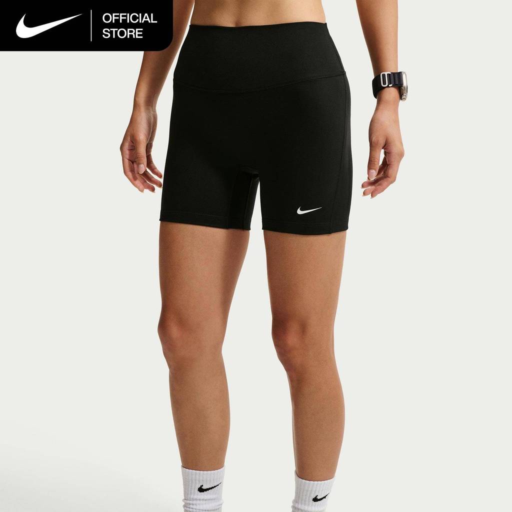 Nike Women's One High-Waisted 5" Biker Shorts - Black [IO0810-010]