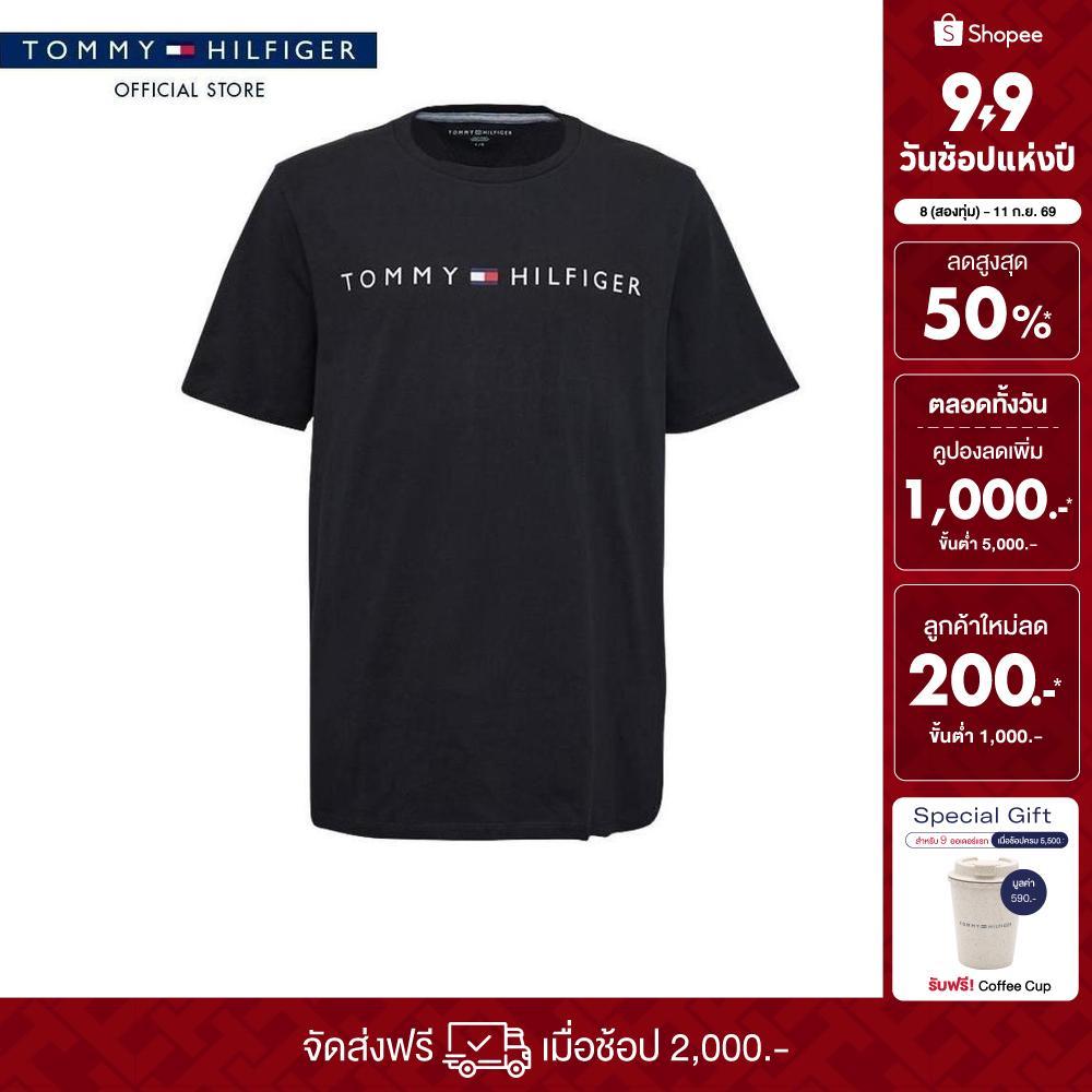 [ลดเพิ่ม 15% โค้ด 15ST19999] Tommy Hilfiger เสื้อยืด ผู้ชาย รุ่น XM0XM07924 BEI - สีดำ