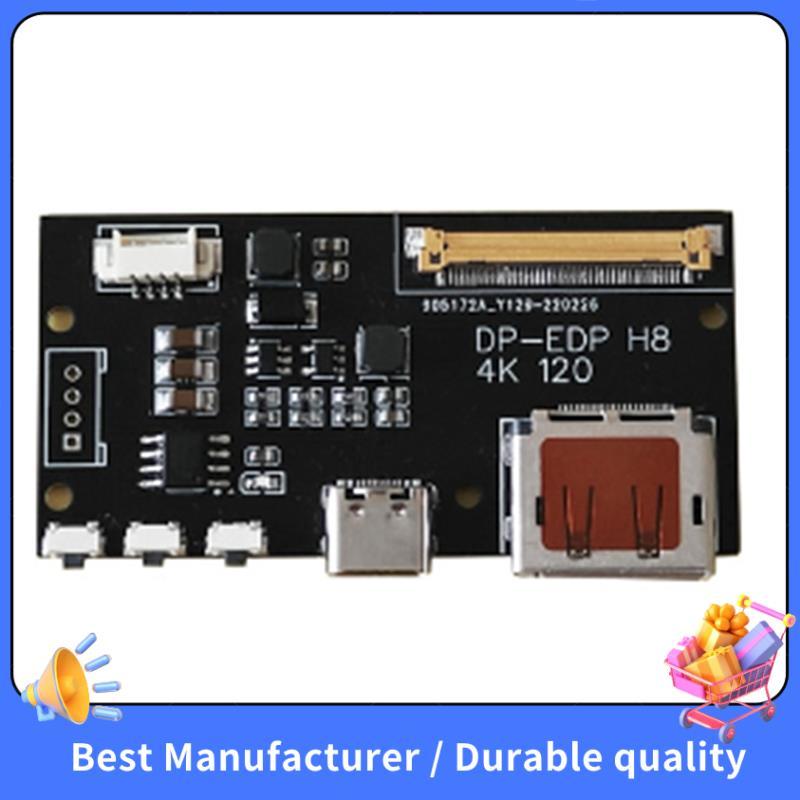 DP to EDP 4K 120HZ DIY4K Driver Board 4K 2K 1080 อะแดปเตอร์สําหรับจอแสดงผลแบบพกพา (A) ติดตั้งง่ายใช้