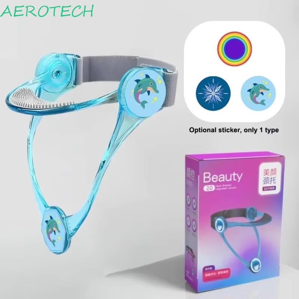 AEROTECH เปลคอ, แผ่นรองคางซิลิโคนแบบปรับได้ รั้งคอ, การแก้ไขคอ TPU แบบพับได้สํานักงาน