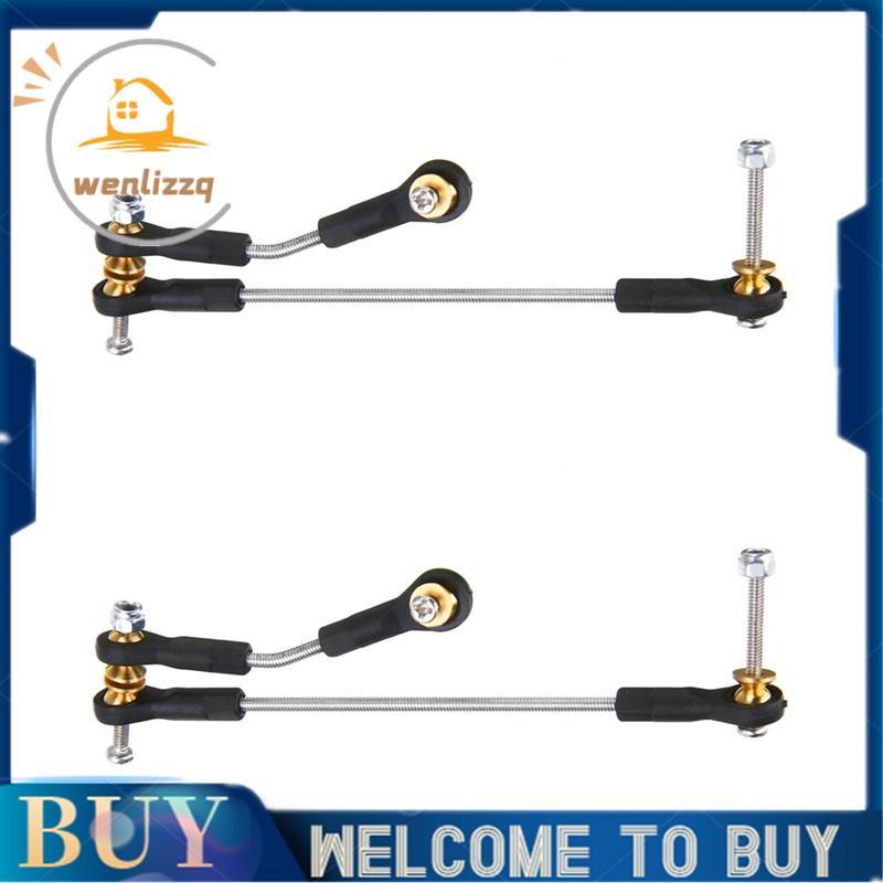 2 ชุดพวงมาลัย Link Servo Link Rod พวงมาลัยสําหรับ C14 C24 C34 B1 B14 B24 B16 B36 1/16 RC รถอะไหล่
