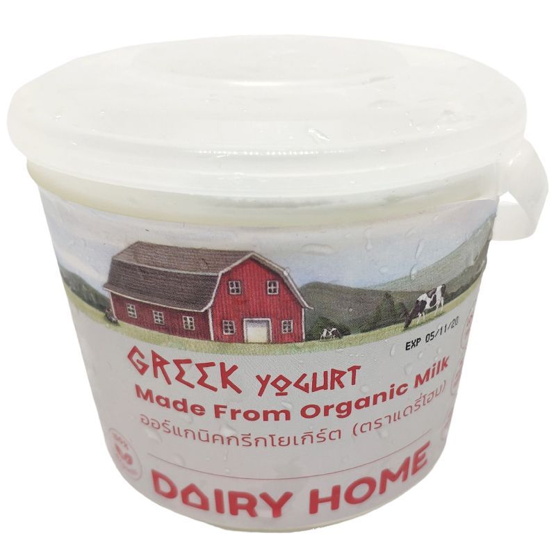 แดรี่โฮมกรีกโยเกิร์ต 450กรัม Dairy Home Greek Yogurt 450g.