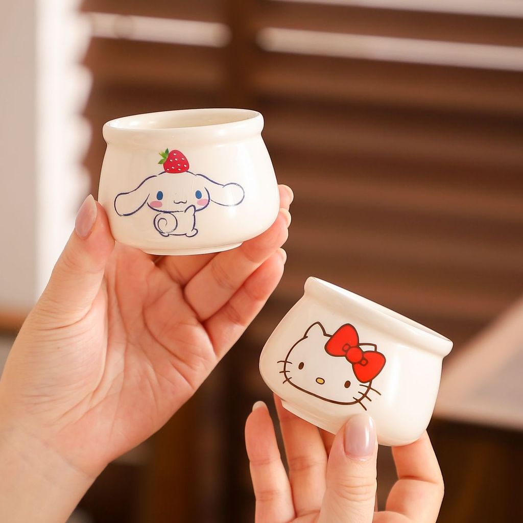 2026 สินค้าใหม่ 2026hellokitty Tea Set Portable Travel Tea Set Small Set hellokitty Kung Fu Tea Set2