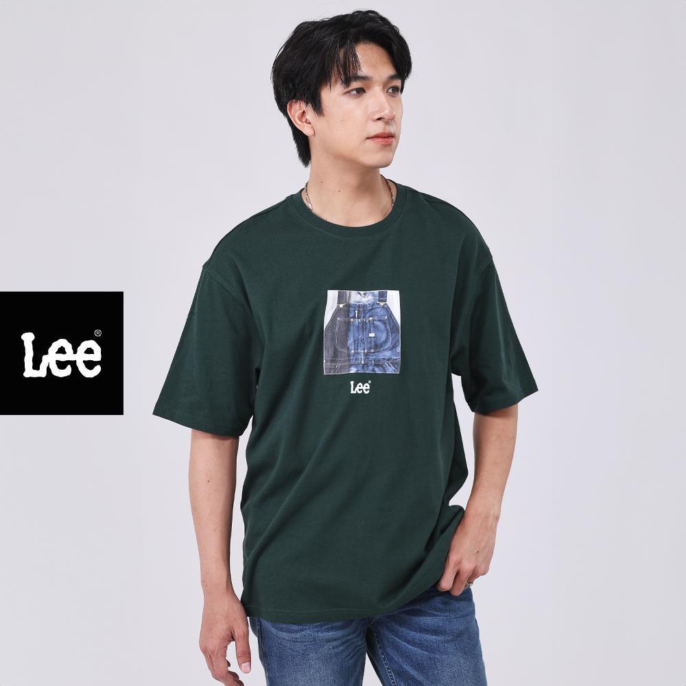 LEE เสื้อยืดแขนสั้นผู้ชาย รุ่น LE S326MTSSN16 สีเขียว